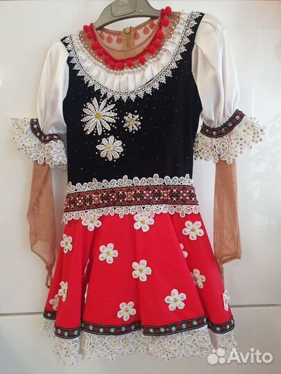 Платье для фигурного катания 122-128