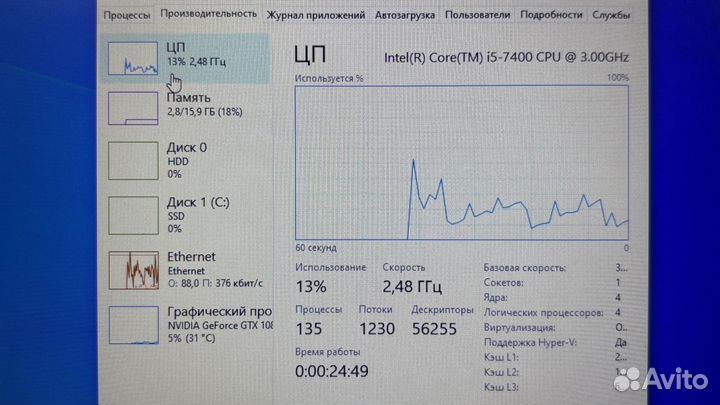 Игровой пк GTX 1080/ intel i5 / RAM 16