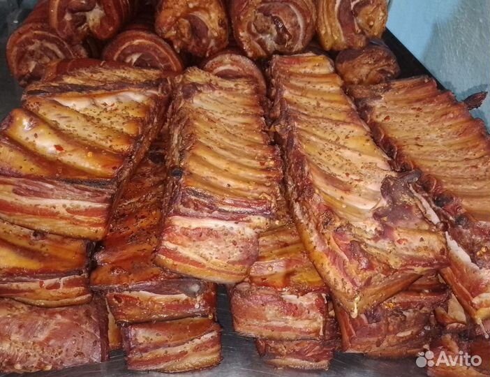 Копченое мясо,сало,грудинка,рулеты