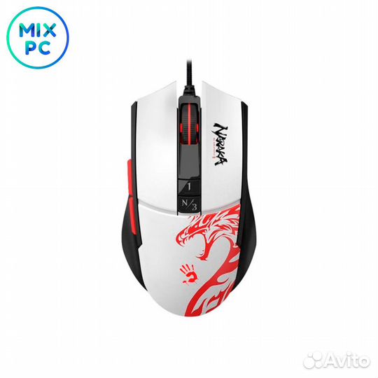 Мышь A4Tech Bloody L65 Max белый