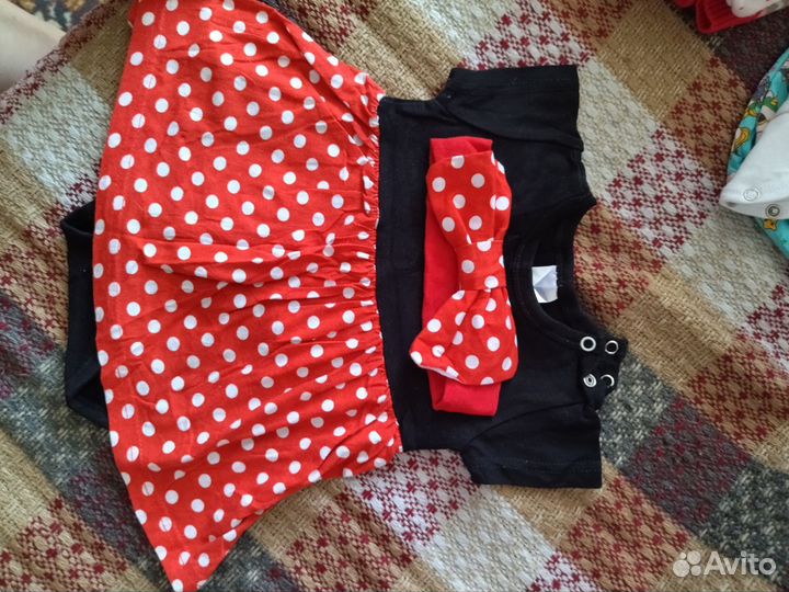 Платье боди для девочки 68 74