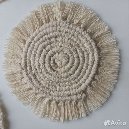 Салфетка макраме подставка под горячее