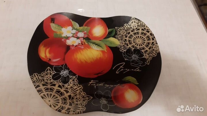 Стеклянный поднос, тарелка