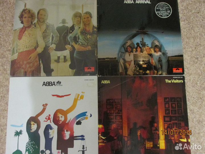 Коллекция винилa abba/acdc/Aсcept/ Aerosmit