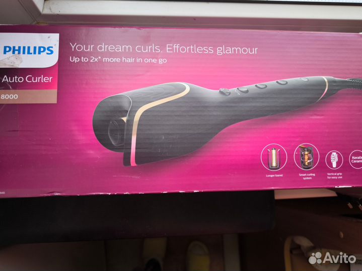 Автоматическая плойка для завивки волос Philips