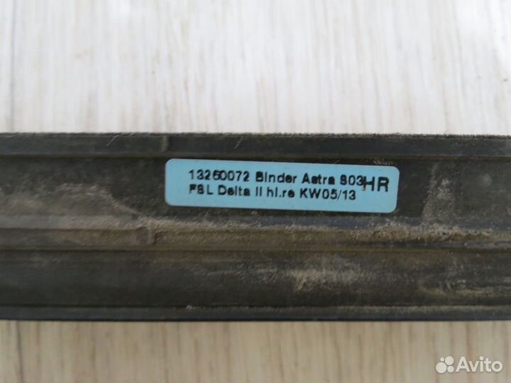 Молдинг стекла Opel Astra J