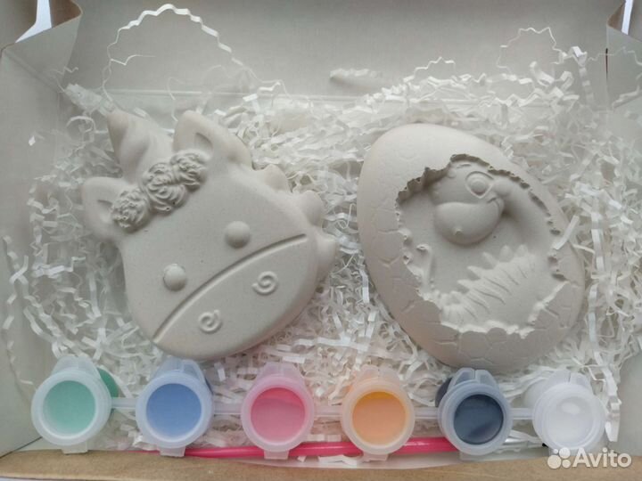 Гипсовые игрушки под раскраску