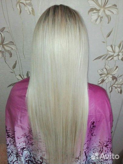 Наращивание волос Кератиновое выпрямление Наноплас