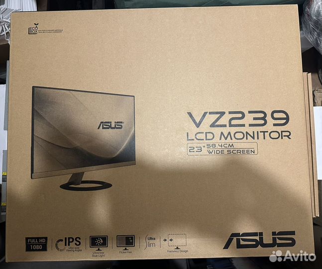 Монитор asus VZ239HE-W 23