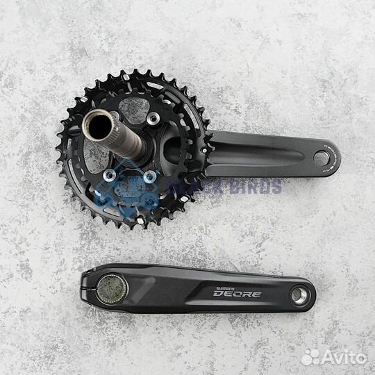 Система шатунов Shimano Deore FC-M4100, 26-36T, 17