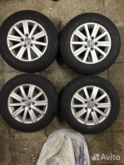 Зимние колеса на golf 6 r15 липучка