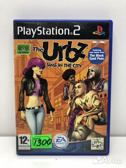 Диск urbz: Sims in the city для PS2