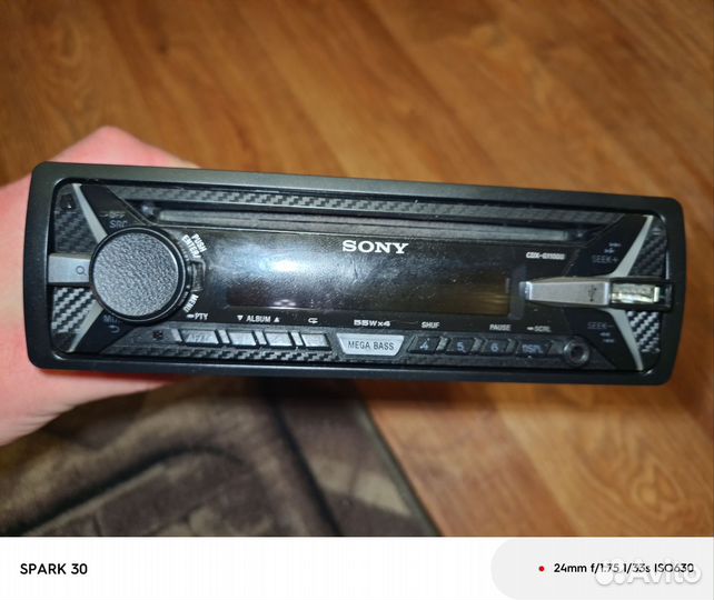 Магнитола sony cdx g1100u