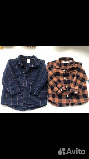 Рубашка zara и Hm