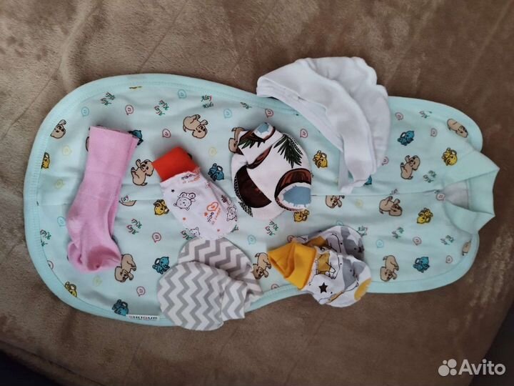 Вещи пакетом для девочки, для новорождённых