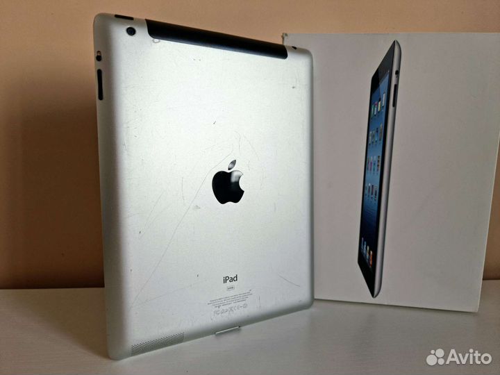 iPad 3 Cellular 64 Gb Black + Коробка + Чехол