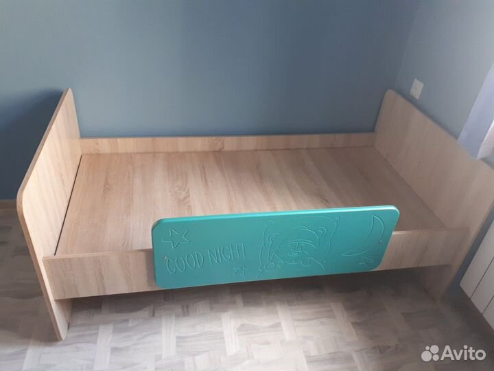 Детская кровать от 3 лет с бортиками