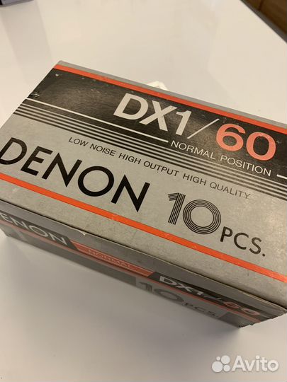 Аудиокассеты Denon DX1 60. Japan. 1983 год