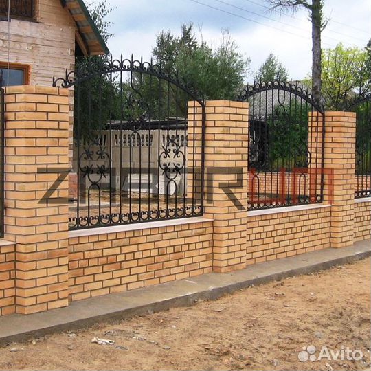 Кованый забор в Люберцах
