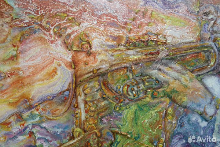 Картина Луи Амстронг Сидоров Е.П. 2017г