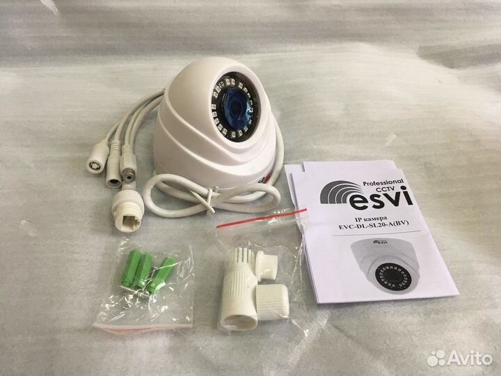 Видеонаблюдение (IP видеокамера, 2Mpix, sony)