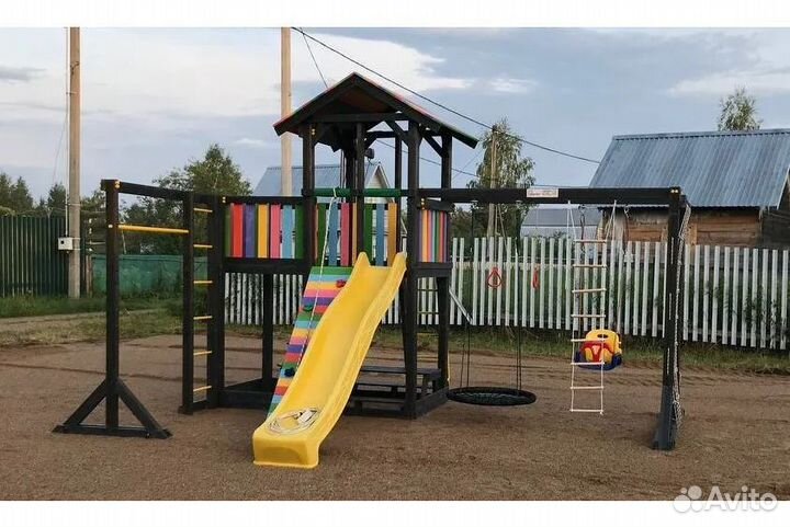 Игровые деревянные площадки