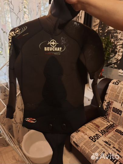 Гидрокостюм Beuchat снаря для подводной охоты 7мм