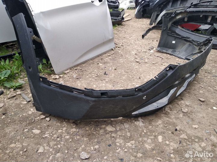 Юбка заднего бампера Санта Фе 4