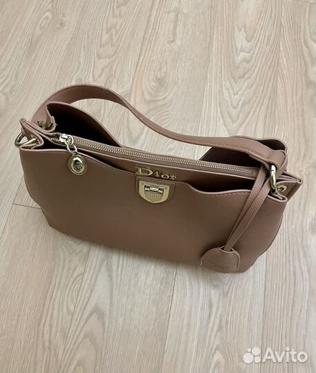 Сумка натуральная кожа коричневая