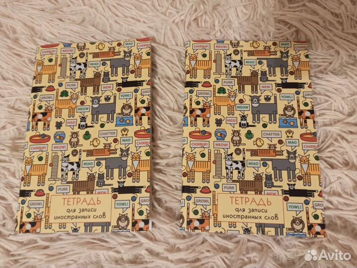 Тетрадь для записи иностранных слов 48 л