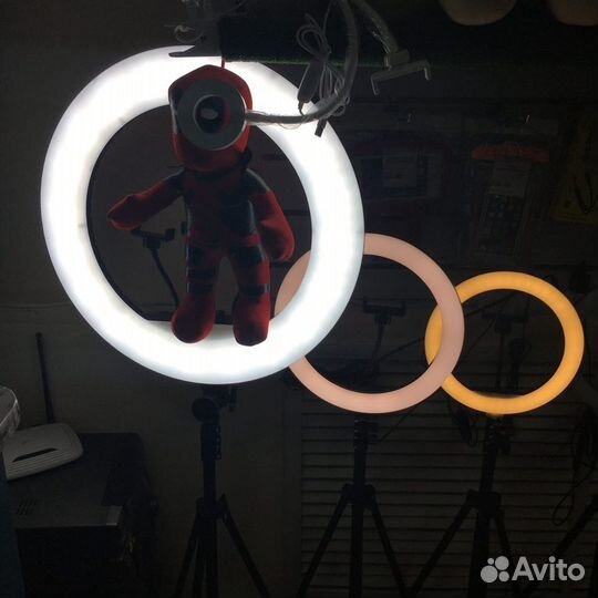 Кольцевая лампа 26 - 54см / штатив 2.1м