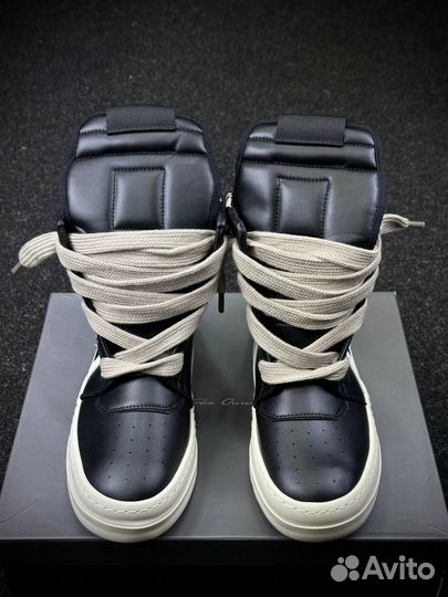 Кроссовки Rick Owens Geobasket type черные
