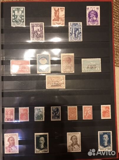 Почтовые марки 1938-1939 г.г