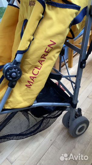 Коляска трость maclaren quest yellow submarine