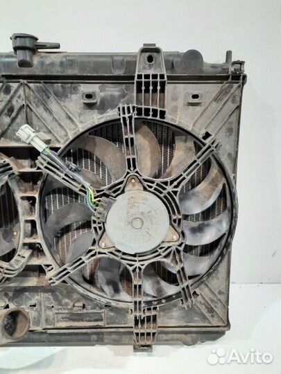 Диффузор с вентилятором передний Nissan X-Trail