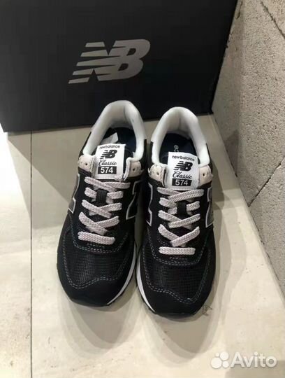 New Balance 574 Чёрные Оригинал