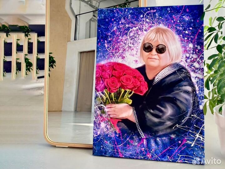 Портрет по фото, портрет на холсте