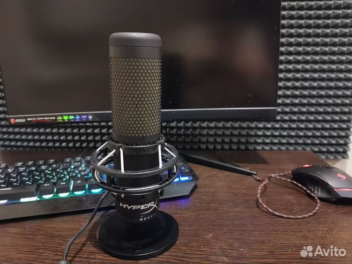 Микрофон hyperx quadcast s