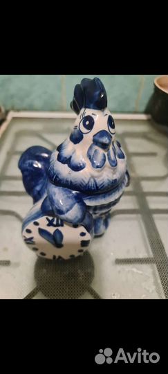 Петушок с часами