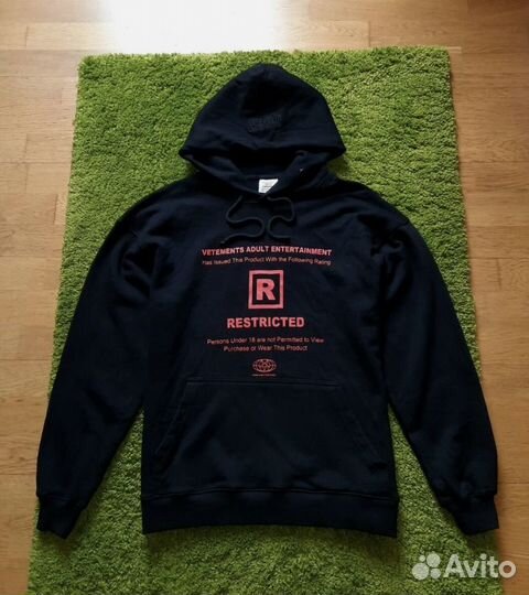 Vetements restricted hoodie