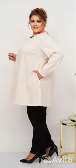 Женская туника 60,62,64,66,68 70 размер