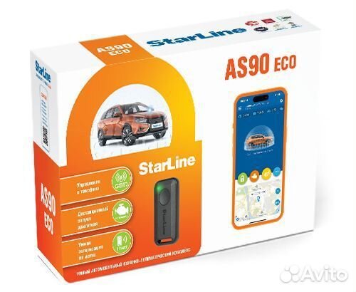 Автосигнализация с автозапуском StarLine AS90 ECO