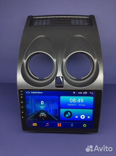 Магнитола на nissan qashqai j10 4/64GB