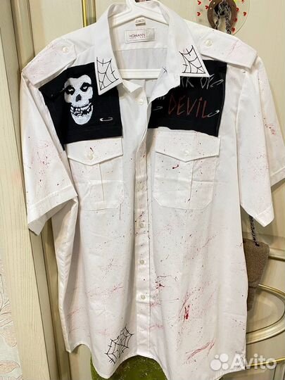 Рубашка Misfits custom винтаж