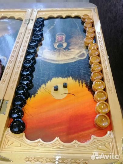 Нарды ручной работы