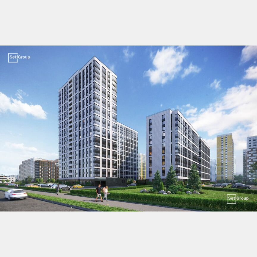 3-к. квартира, 78,4 м², 11/15 эт.