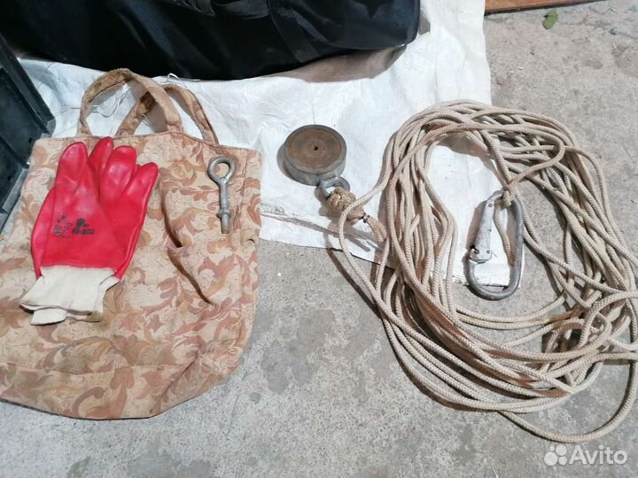 Поисковый магнит двухсторонний на 400кг