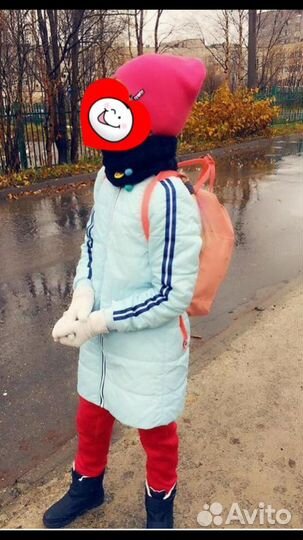 Пальто для девочки 140