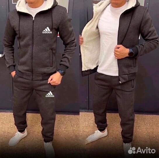 Костюм Adidas теплый с мехом