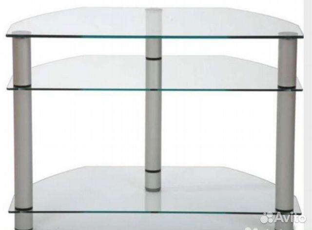 Стеклянная тумба для телевизора